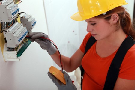 Electrician a girl